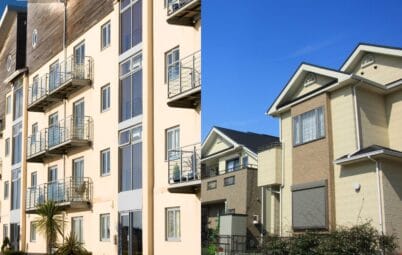 flats vs houses property investment