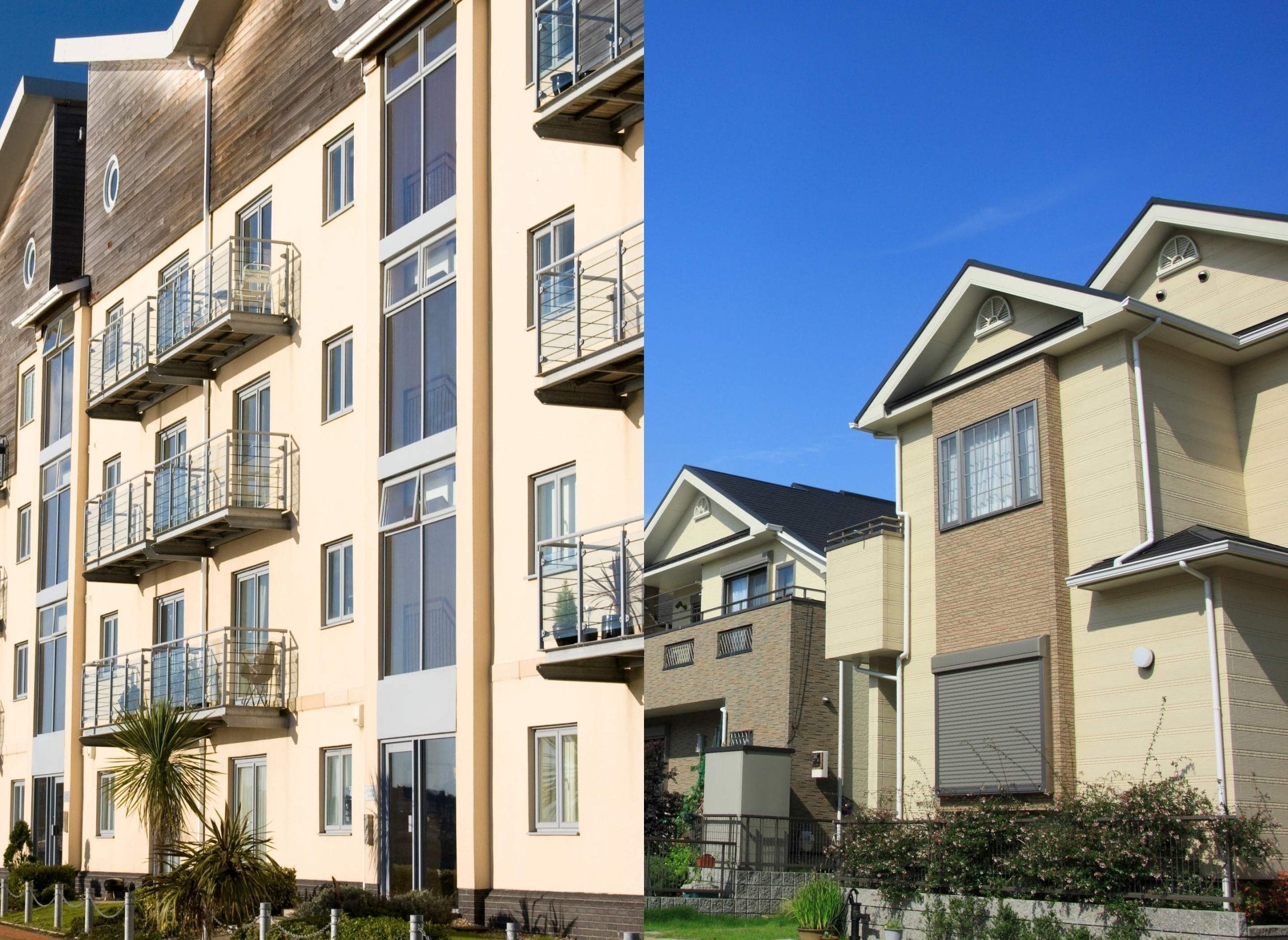 flats vs houses property investment