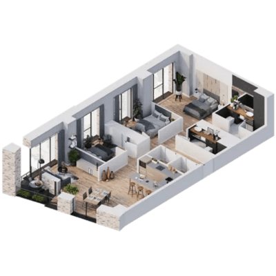 Ancoats Gardens 3-bed