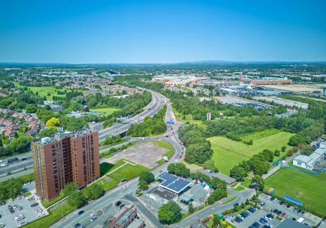 TKPG One Trafford Edge Manchester ariel