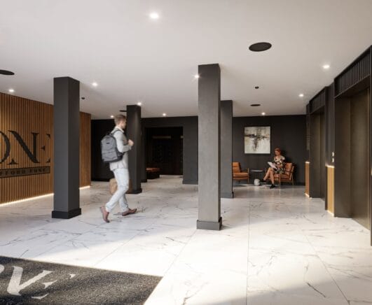 TKPG One Trafford Edge Manchester lobby