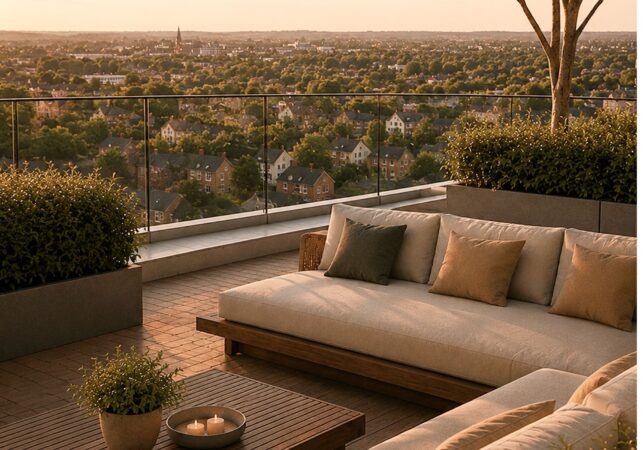 TKPG Velocity Trafford Manchester roof terrace