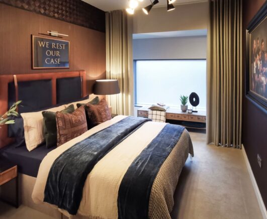 Fountain Court Birmingham bedroom TKPG