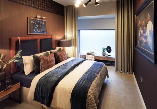 Fountain Court Birmingham bedroom TKPG