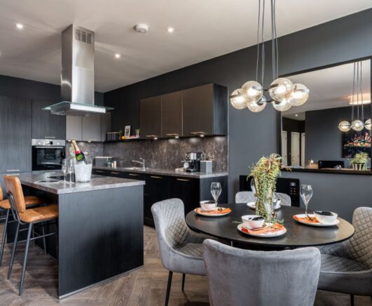 Fountain Court Birmingham kitchen TKPG