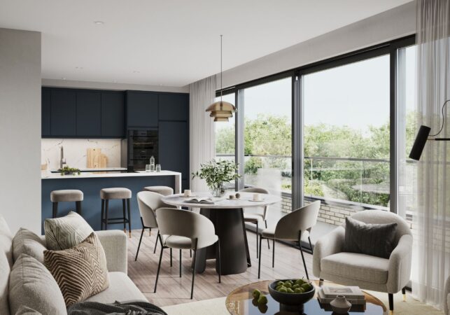 Parkside Place _ Elephant & Castle London _ Interior Kitchen 1 _ TKPG