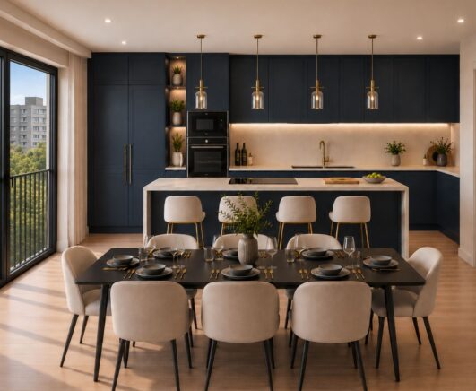Parkside Place _ Elephant & Castle London _ Interior Kitchen 2 _ TKPG
